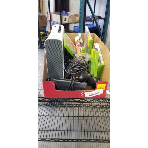 XBOX 360 CONSOLE, GAMES AND ACCESSORIES