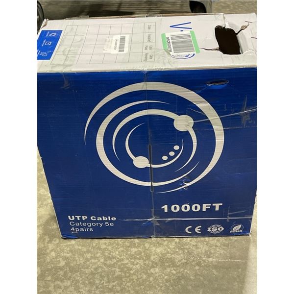 VIVO UTP CABLE 1000FT CATEGORY 5E