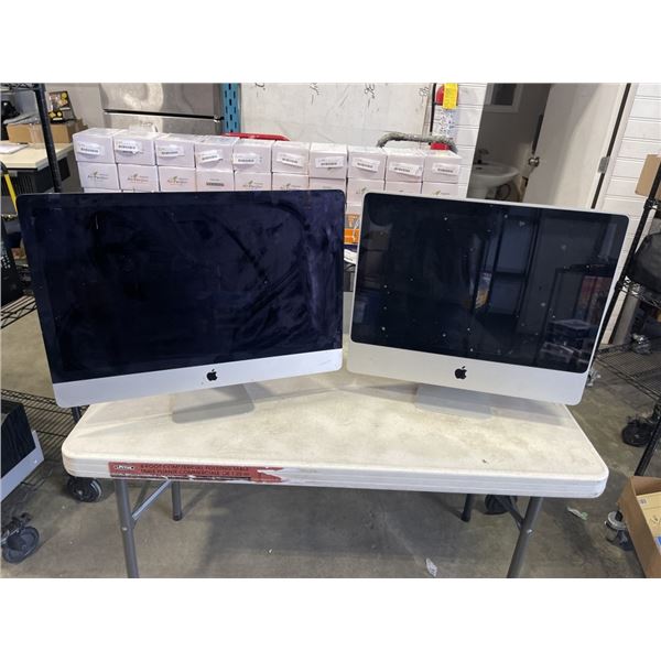 2 APPLE IMAC COMPUTERS FOR PARTS OR REPAIR