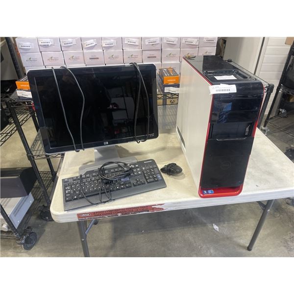 DELL XPS I7 DESKTOP COMPUTER WITH WINDOWS 10 UPDATES RESET AND READY TO USE WITH MONITOR, KEYBOARD A