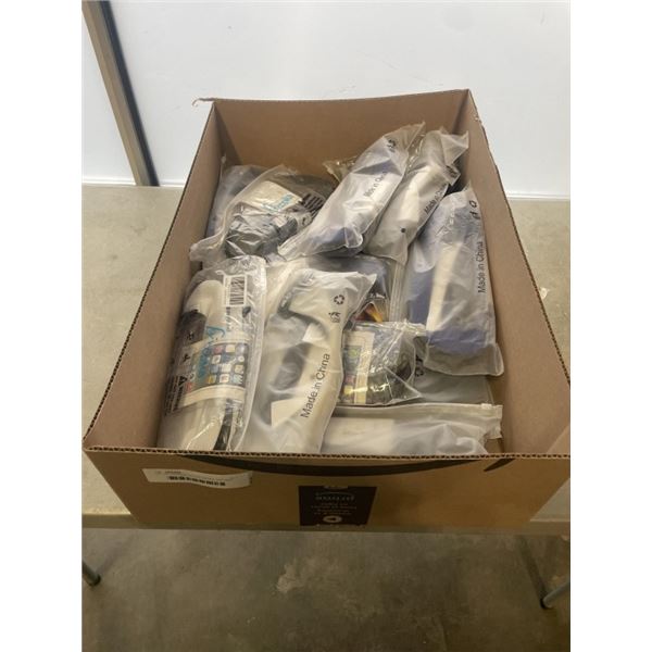 LOT OF VARIOUS WATER SHOES AND WET BAGS