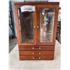 Image 1 : 2 DOOR JEWELLERY CABINET