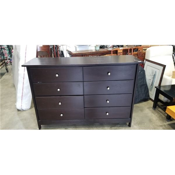 SOLID WOOD 8 DRAWER MODERN DRESSER