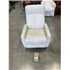 Image 1 : LEATHER POWER RECLINING CHAIR WITH NEW POWER SUPPLY