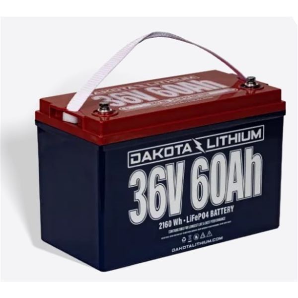 NEW DAKOTA LITHIUM 36V 60AH DEEP CYCLE LIFEPO4  BATTERY RETAIL $1699 USD  10 YEAR WARRANTY INCLUDED 
