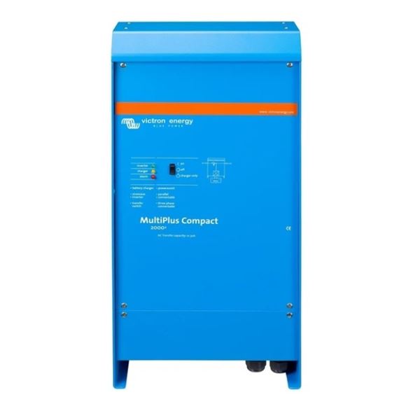 NEW VICTRON ENERGY MULTIPLUS COMPACT BLUE POWER, 12V, 2000VA, 80 AMP, 120 VOLT