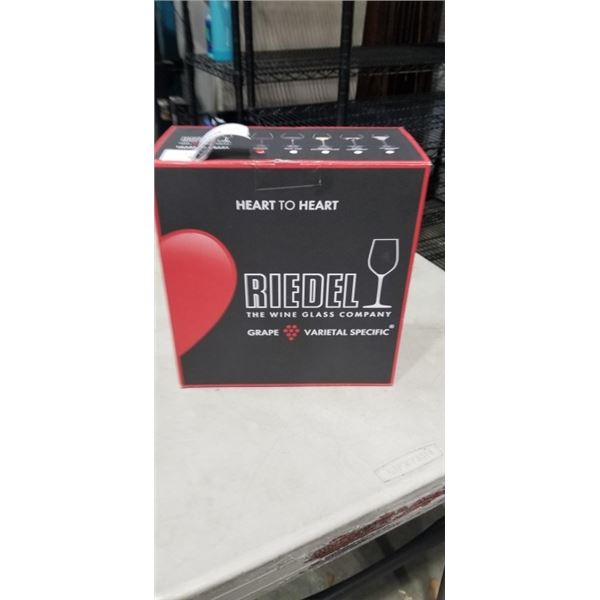 2 RIEDEL PINOT NOIR WINE GLASSES