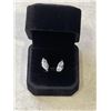 Image 1 : NEW PLATINUM PLATED 1.0CT MARQUISE CUT SIMULATED DIAMOND (CZ) LEVERBACK EARRINGS