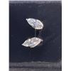 Image 3 : NEW PLATINUM PLATED 1.0CT MARQUISE CUT SIMULATED DIAMOND (CZ) LEVERBACK EARRINGS
