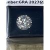 Image 2 : NEW 5.0 CARAT MOISSANITE LAB DIAMOND, ROUND BRILLIANT CUT, GH-VVS1, GRA REPORT, TESTS POSITIVE W/ DI