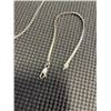 Image 3 : SILVER CHAIN NECKLACE AND BRACELET - BOTH TESTED