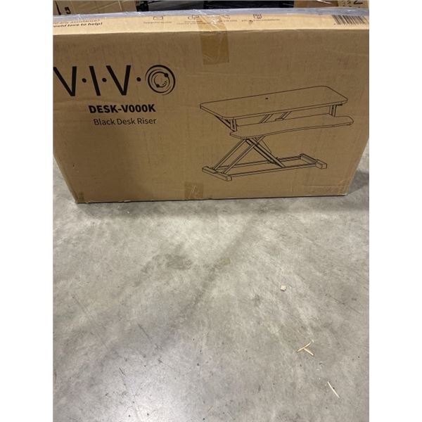 VIVO BLACK DESK RISER