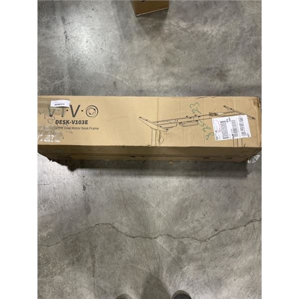 VIVO BLACK ELECTRIC DUAL MOTOR DESK FRAME