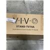Image 2 : VIVO DARK WALNUT EASEL STUDIO TV STAND