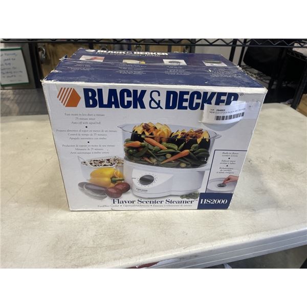 NEW OLD STOCK BLACK AND DECKER STEAMER