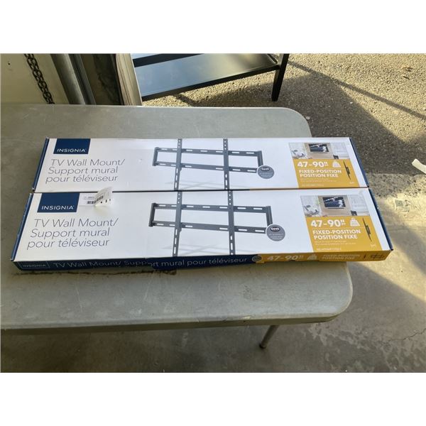 TWO INSIGNIA TV WALL MOUNT FOR TV'S 47" - 90"