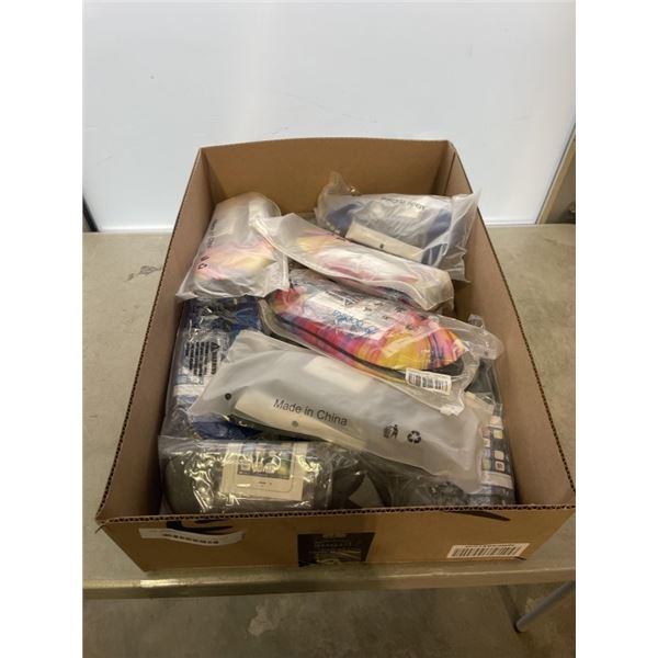 LOT OF VARIOUS WATER SHOES AND WET BAGS