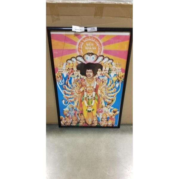 VINTAGE JIMI HENDRIX POSTER
