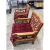 Image 6 : PAIR OF HAND CARVED ROSEWOOD ARMCHAIRS