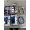 Image 1 : LOT OF CHARGING CABLES, CAT CABLE, USB LED LIGHTS, ETC