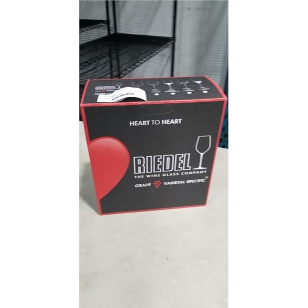 2 RIEDEL PINOT NOIR WINE GLASSES