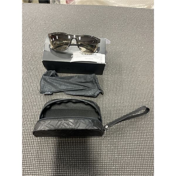 AS NEW OAKLEY LEADLINE GREY INK SUNGLASSES W/ PRIZM GREY GRADIENT LENSES