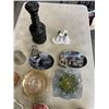 Image 2 : LOT OF ASSORTED CRYSTAL ART GLASS, CHINA, ETC