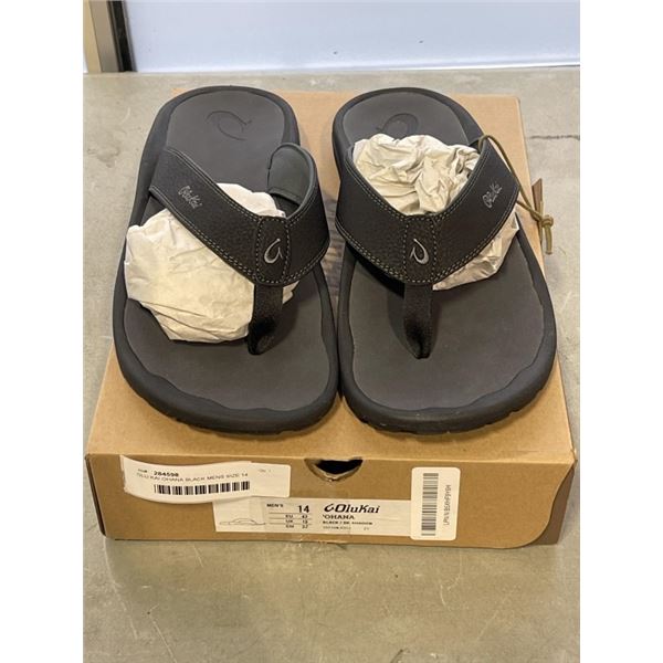 OLU KAI OHANA BLACK MENS SIZE 14