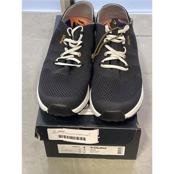NEW OLU KAI HUIA BLACK WOMENS SIZE 9