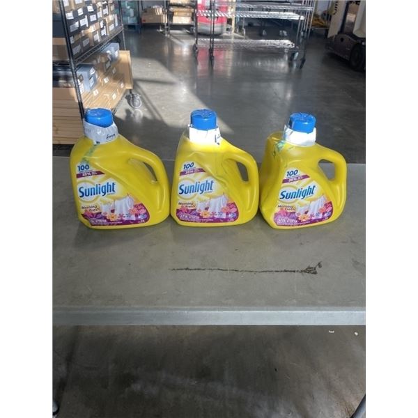 3 NEW 4L SUNLIGHT MORNING FRESH LAUNDRY SOAP