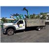 Image 2 : KONA (HI897) 2012 Ford F450 Stakebed Truck, 16 Ft. Bed w/ Lift Gate, Lic. 607TXJ, 145367 Miles