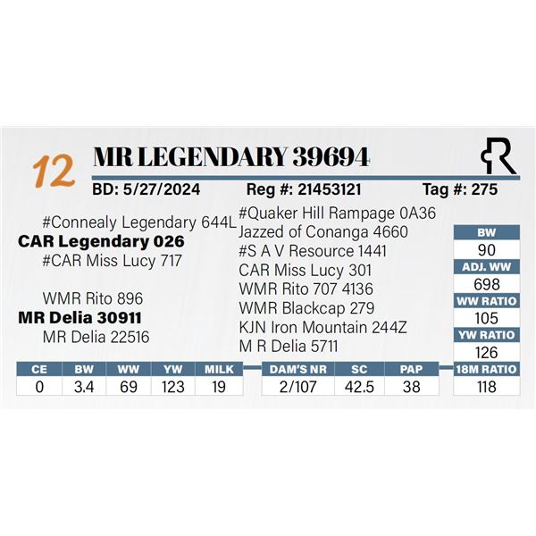 MR Legendary 39694