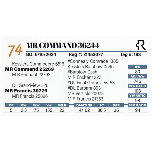 MR Command 36244