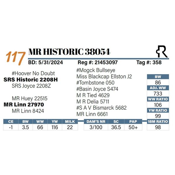 MR Historic 38054