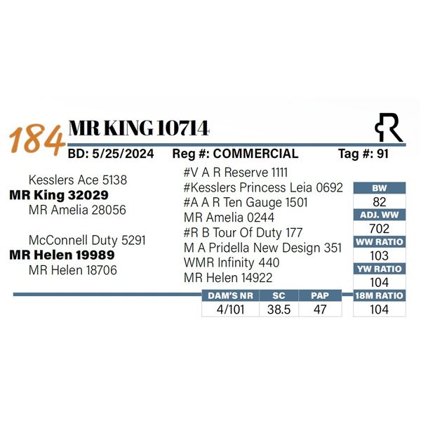 MR King 10714