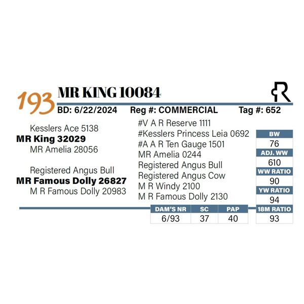 MR King 10084