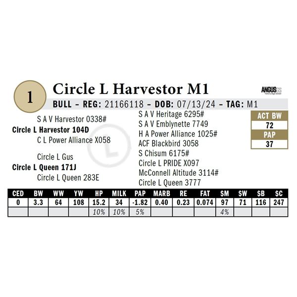 Circle L Harvestor M1