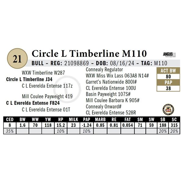 Circle L Timberline M110