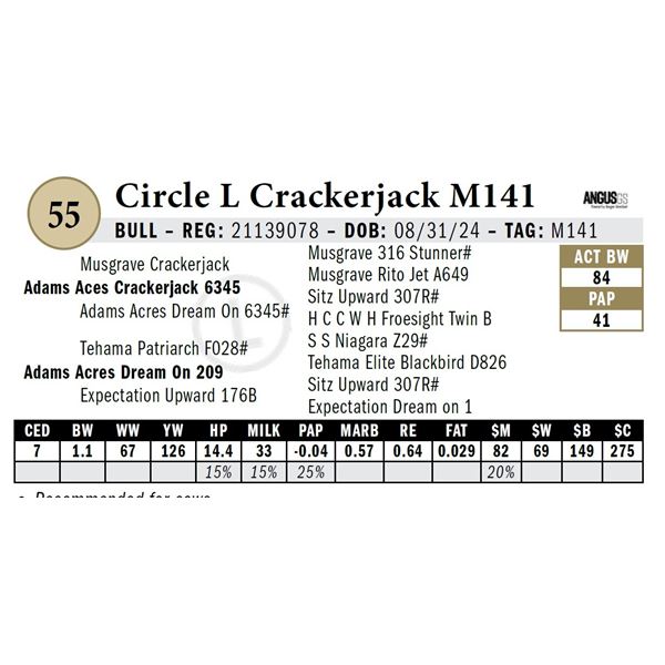 Circle L Crackerjack M141