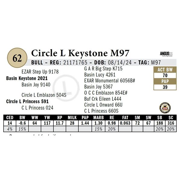 Circle L Keystone M97