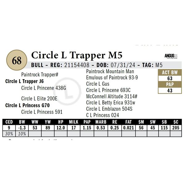 Circle L Trapper M5