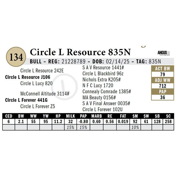 Circle L Resource 835N