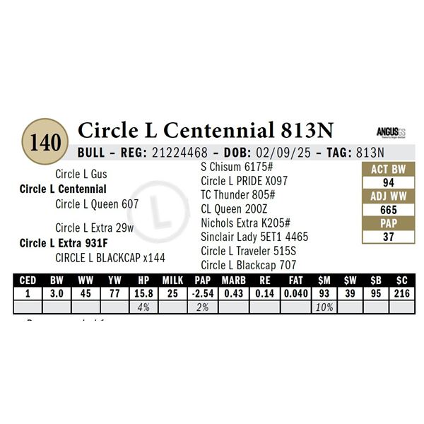 Circle L Centennial 813N