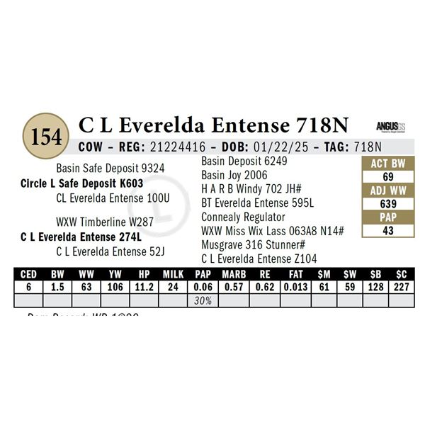 C L Everelda Entense 718N