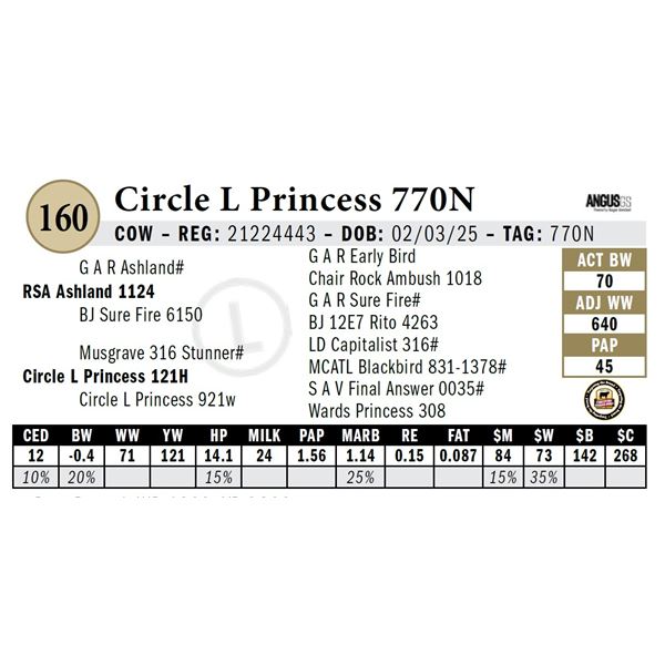 Circle L Princess 770N