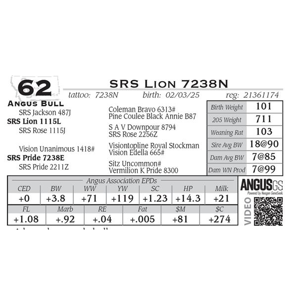SRS Kion 7238N