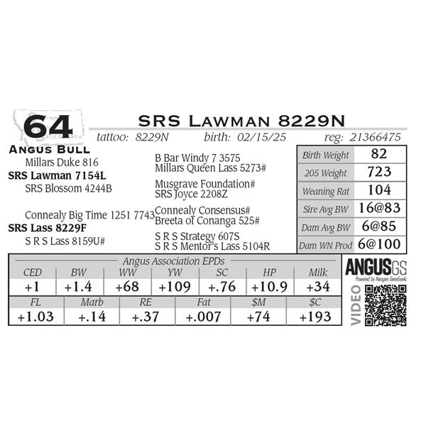 SRS Lawman 8229N