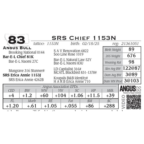 SRS Chief 1153N