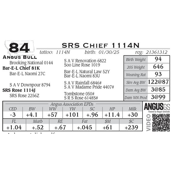 SRS Chief 1114N