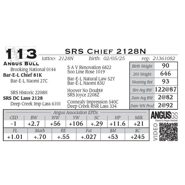 SRS Chief 2128N
